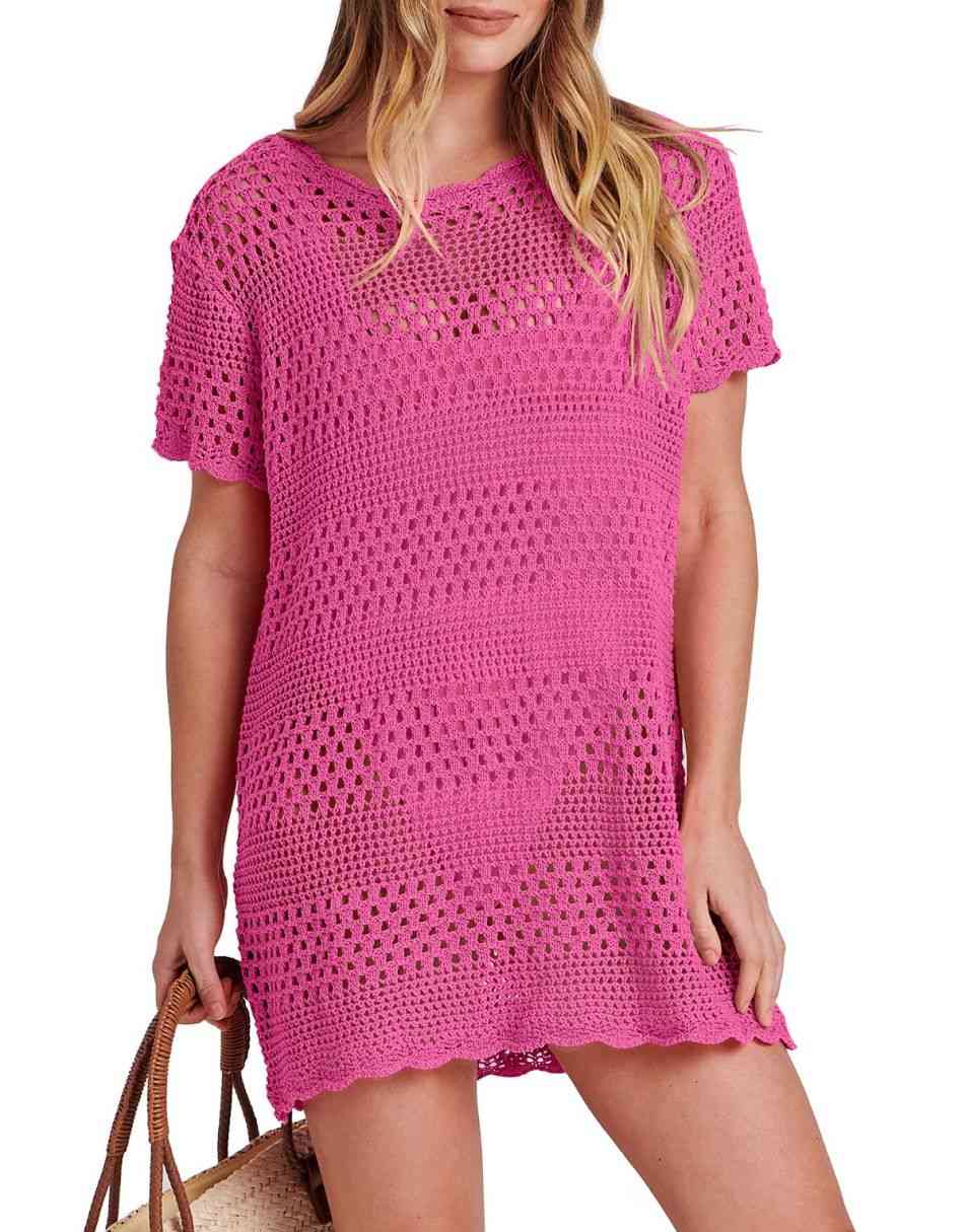Women Swimsuit Crochet Swim Cover Up Summer Bathing Suit Swimwear Beach Dress