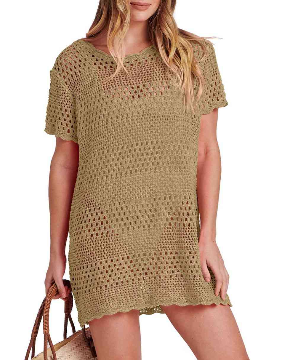 Women Swimsuit Crochet Swim Cover Up Summer Bathing Suit Swimwear Beach Dress