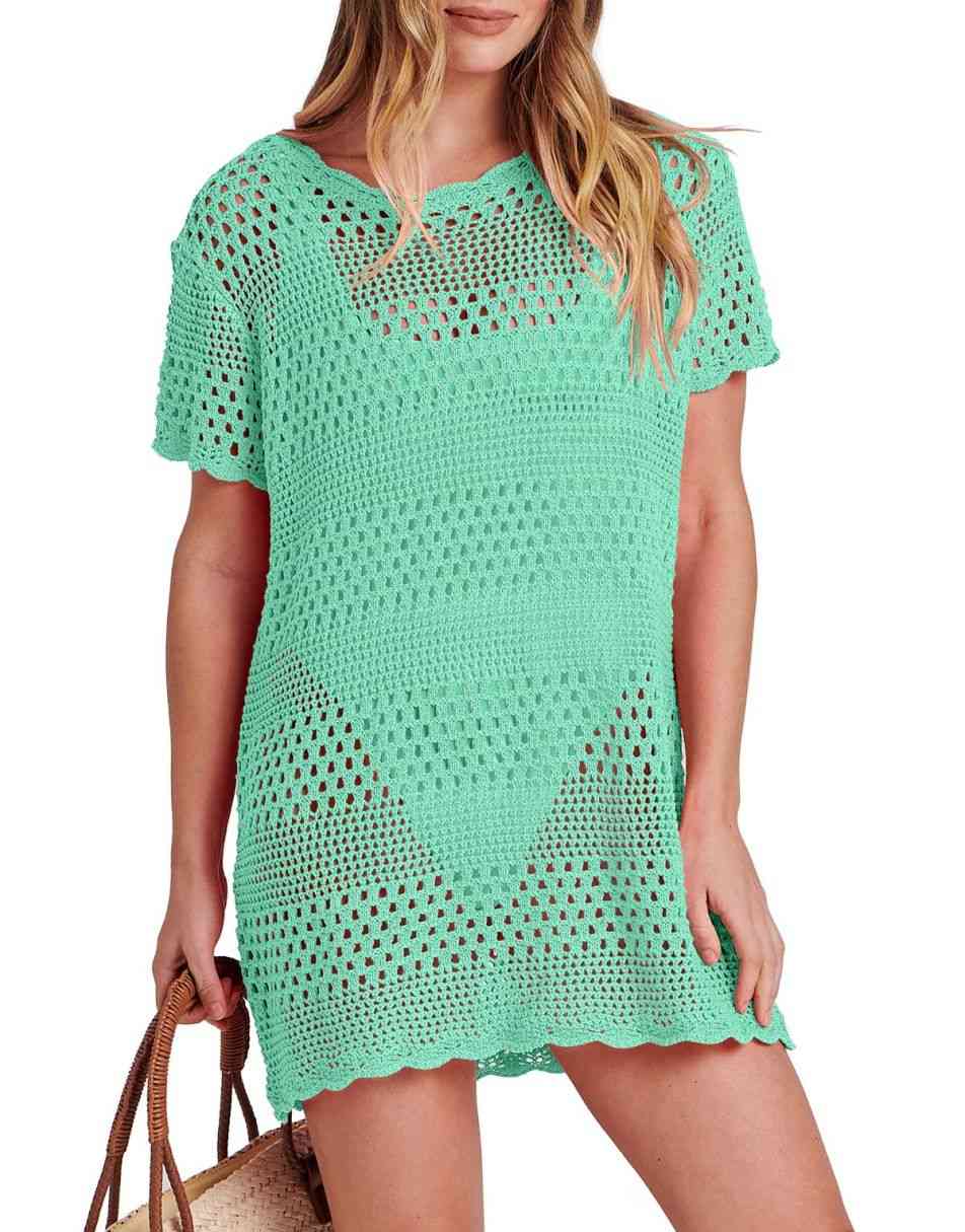 Women Swimsuit Crochet Swim Cover Up Summer Bathing Suit Swimwear Beach Dress