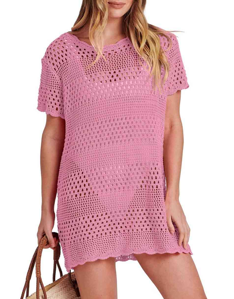 Women Swimsuit Crochet Swim Cover Up Summer Bathing Suit Swimwear Beach Dress