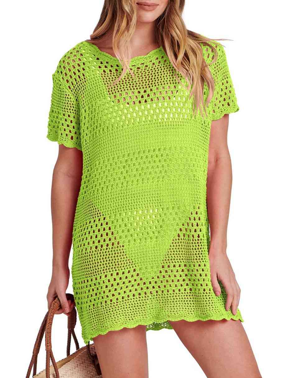 Women Swimsuit Crochet Swim Cover Up Summer Bathing Suit Swimwear Beach Dress